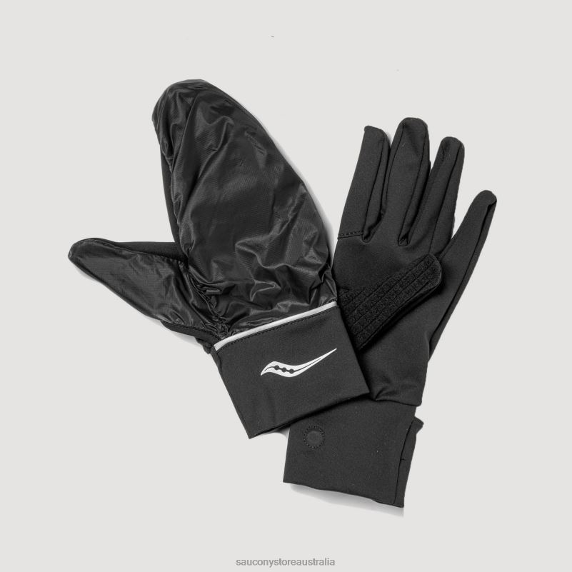 Saucony Men Solstice Convertible Mitt 8460X439 Black