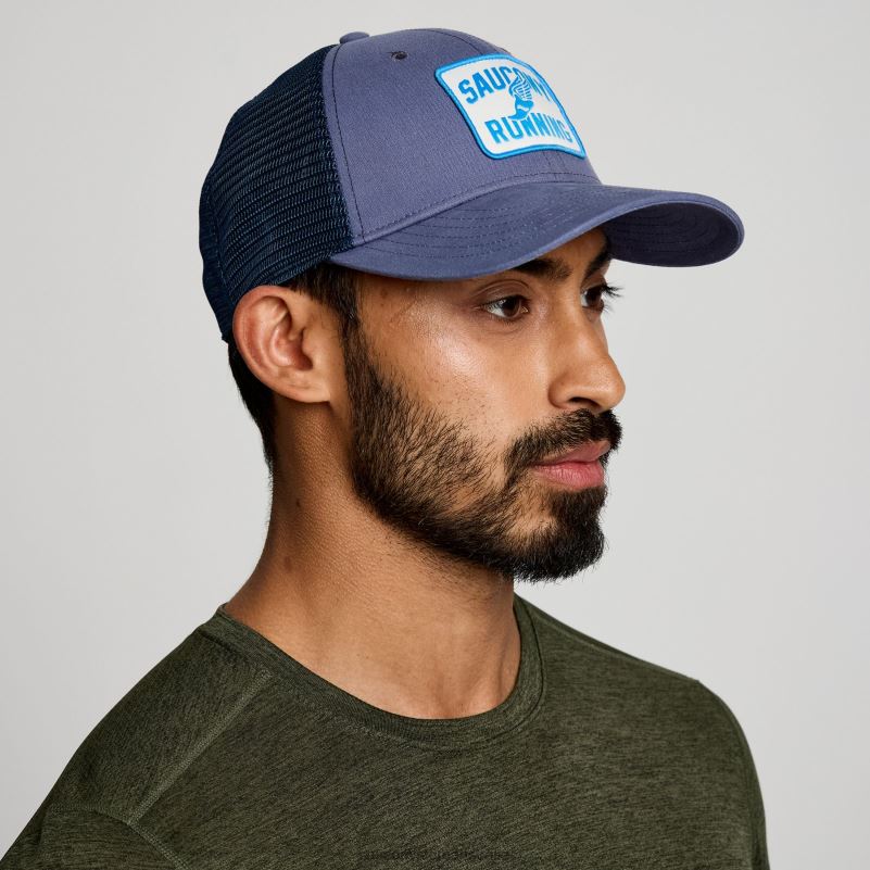 Saucony Men Trucker Hat 8460X464 Horizon Graphic