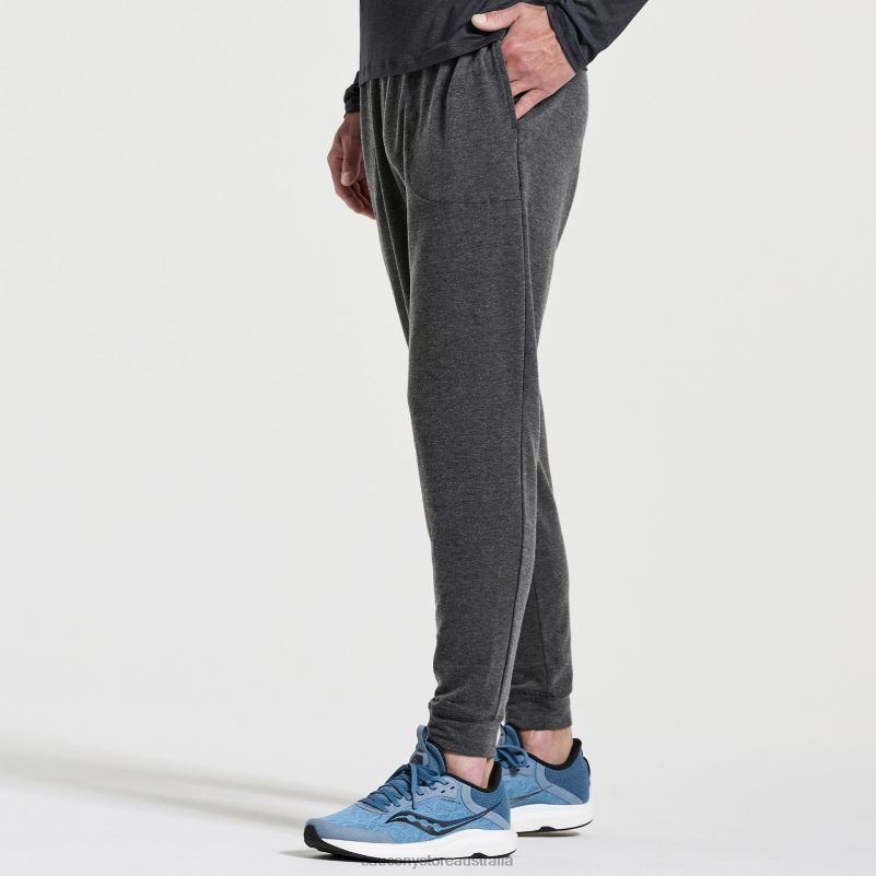 Saucony Men Boston Pant 8460X411 Black Heather