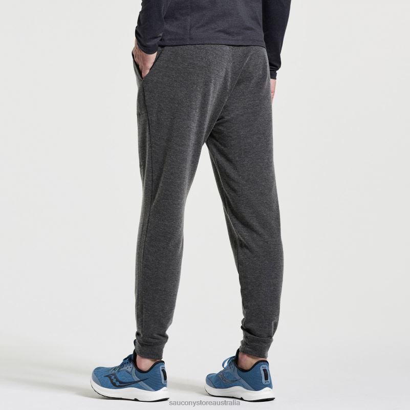 Saucony Men Boston Pant 8460X411 Black Heather