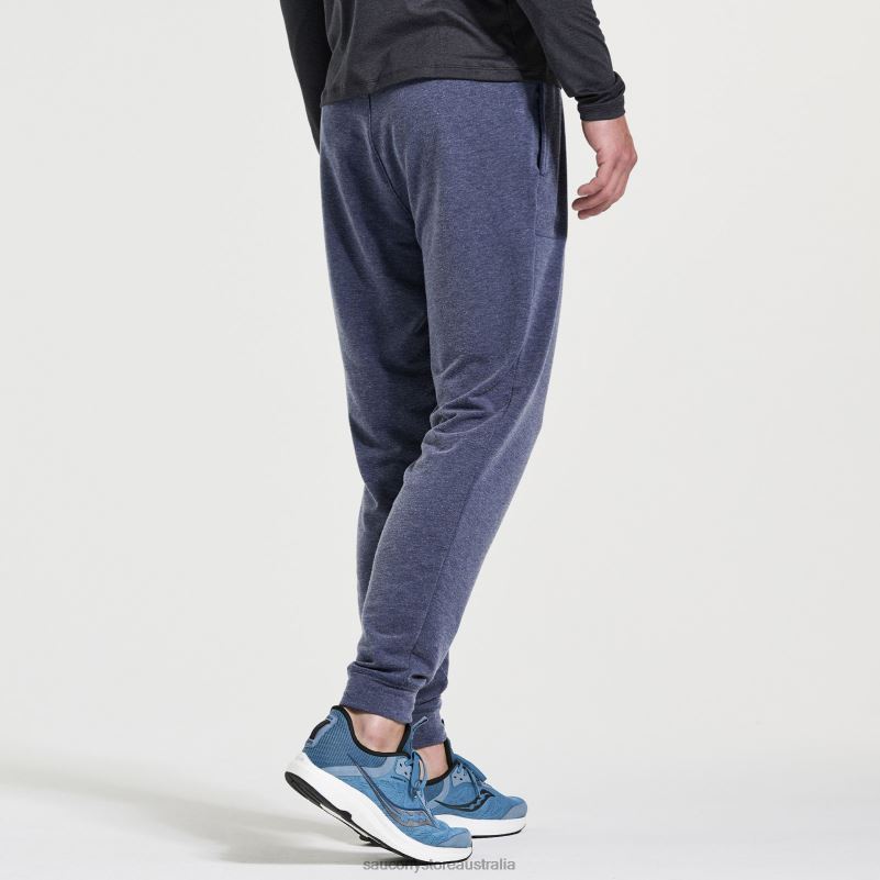 Saucony Men Boston Pant 8460X413 Sodalite Heather