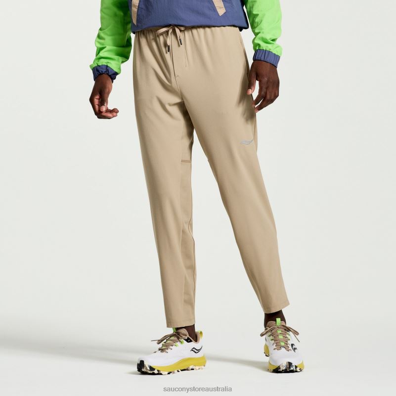 Saucony Men Boston Woven Pant 8460X415 Pewter