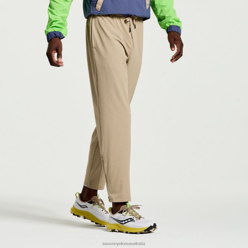 Saucony Men Boston Woven Pant 8460X415 Pewter