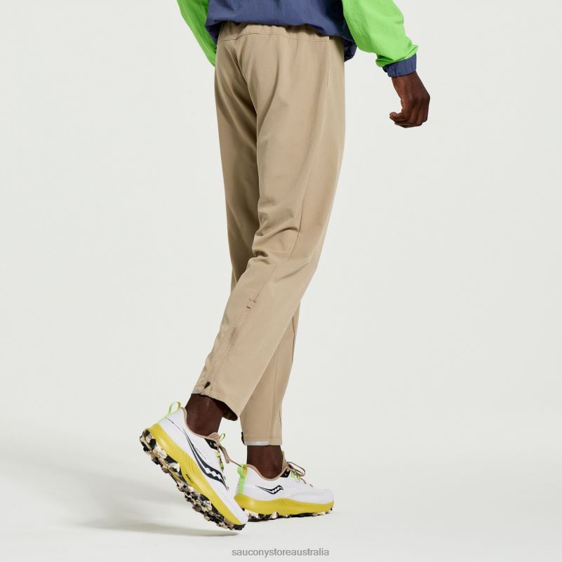Saucony Men Boston Woven Pant 8460X415 Pewter