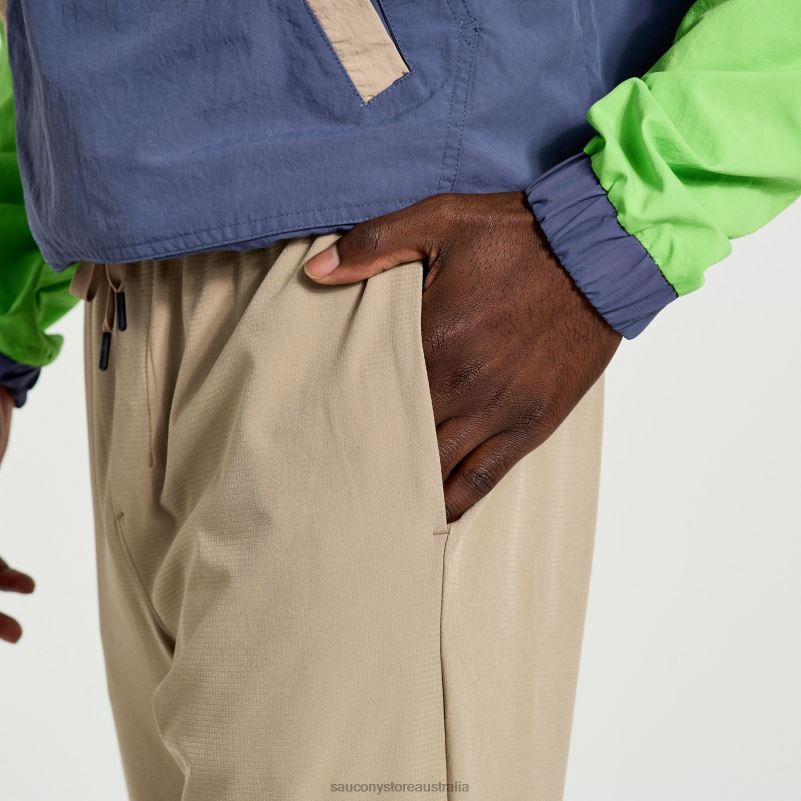 Saucony Men Boston Woven Pant 8460X415 Pewter