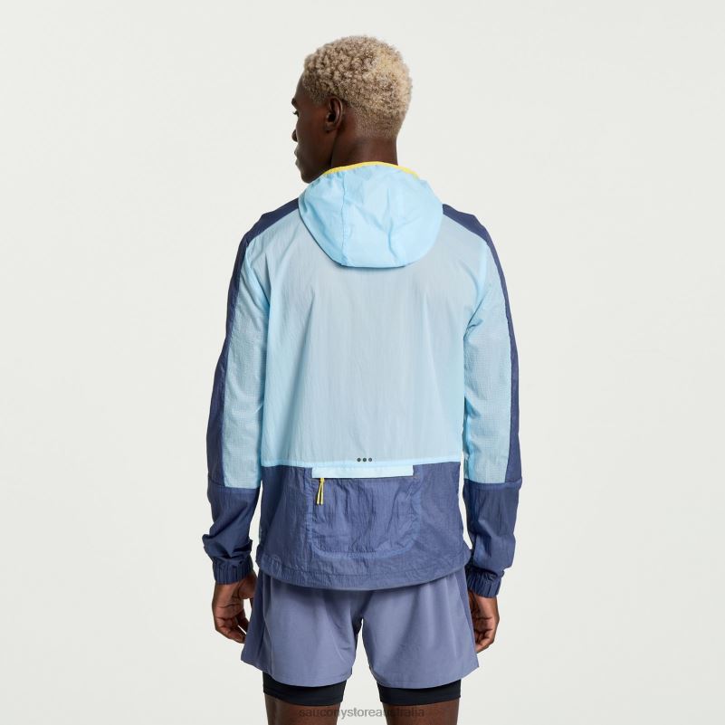 Saucony Men Elevate Packaway Jacket 8460X300 Vapor