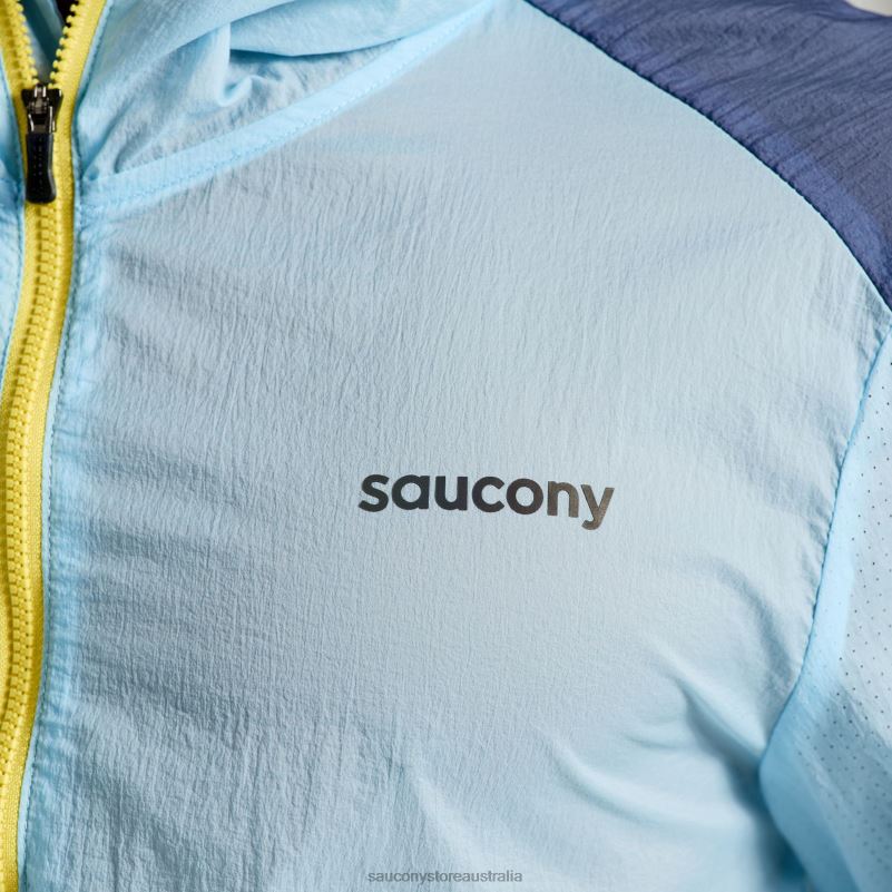 Saucony Men Elevate Packaway Jacket 8460X300 Vapor