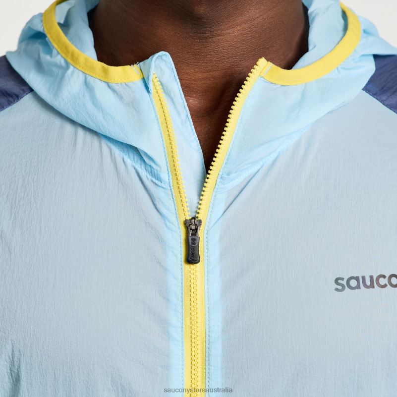 Saucony Men Elevate Packaway Jacket 8460X300 Vapor