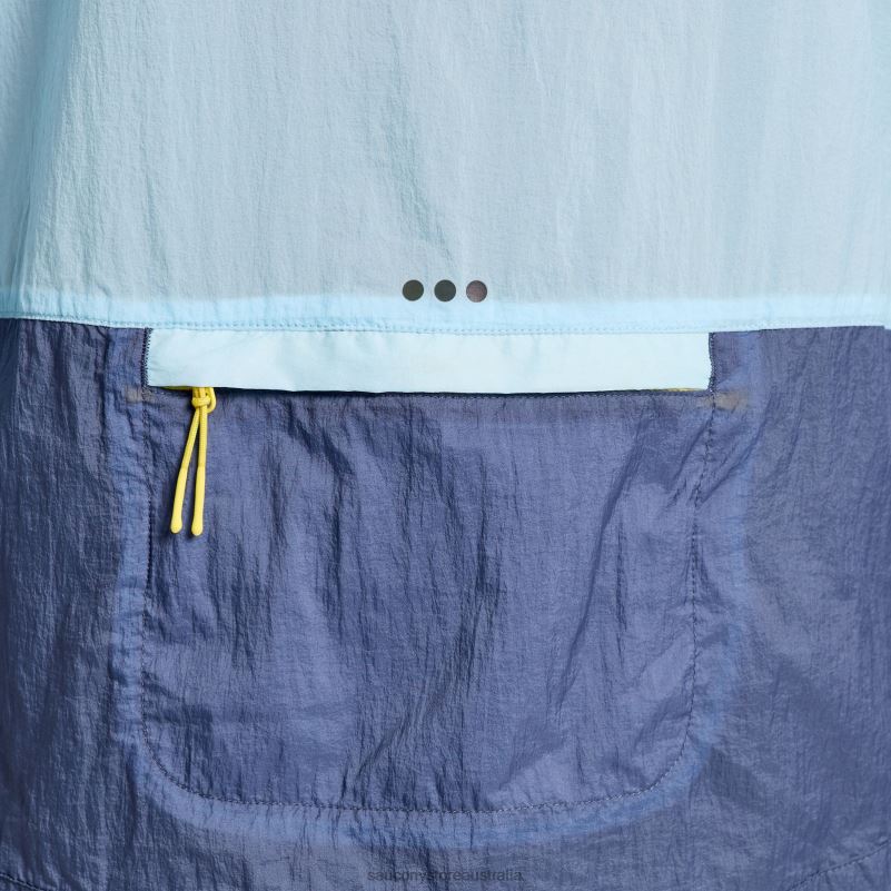 Saucony Men Elevate Packaway Jacket 8460X300 Vapor