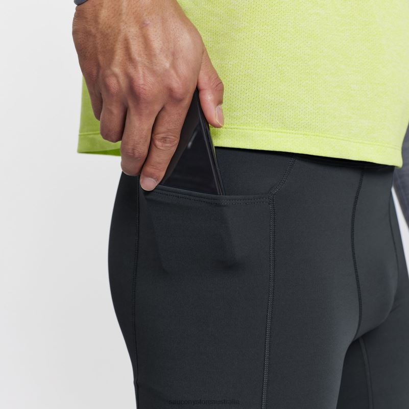 Saucony Men Bell Lap Short 8460X422 Black