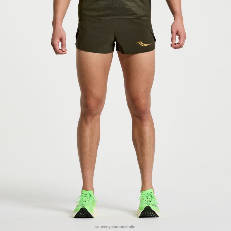 Saucony Men Elite Split Short 8460X430 Umbra