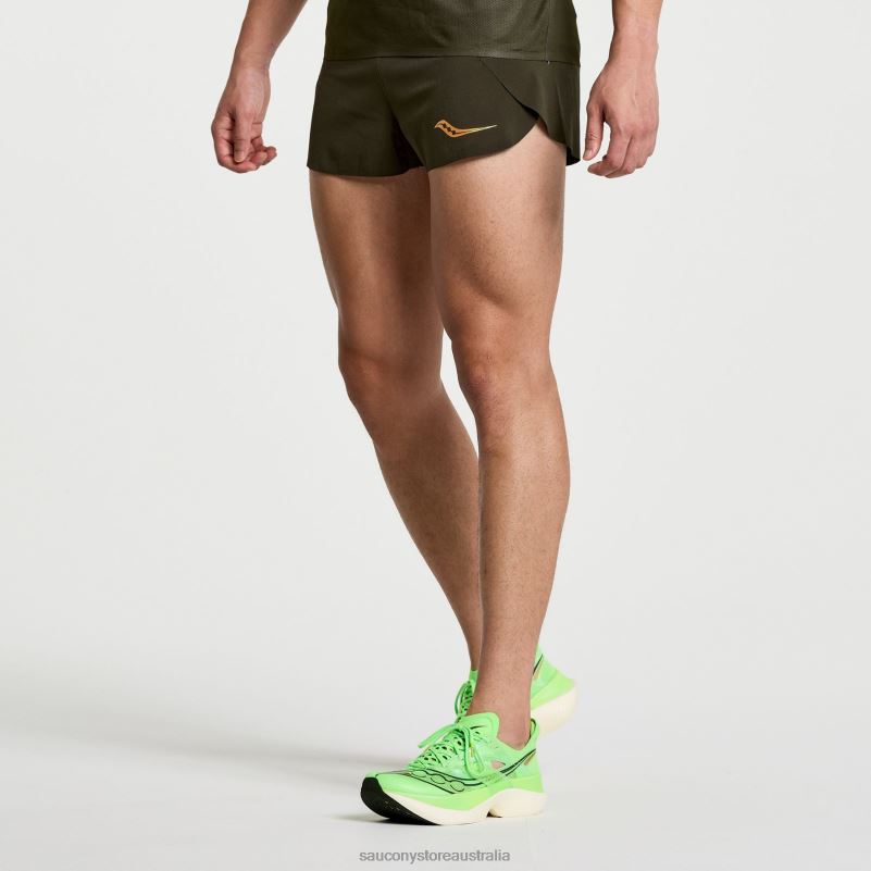 Saucony Men Elite Split Short 8460X430 Umbra