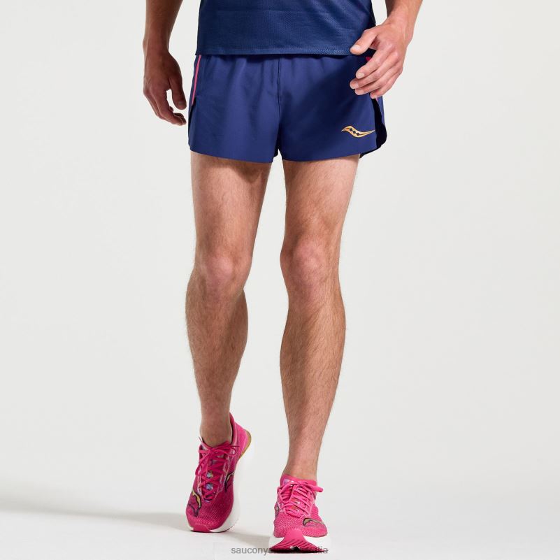Saucony Men Elite Split Short 8460X431 Sodalite