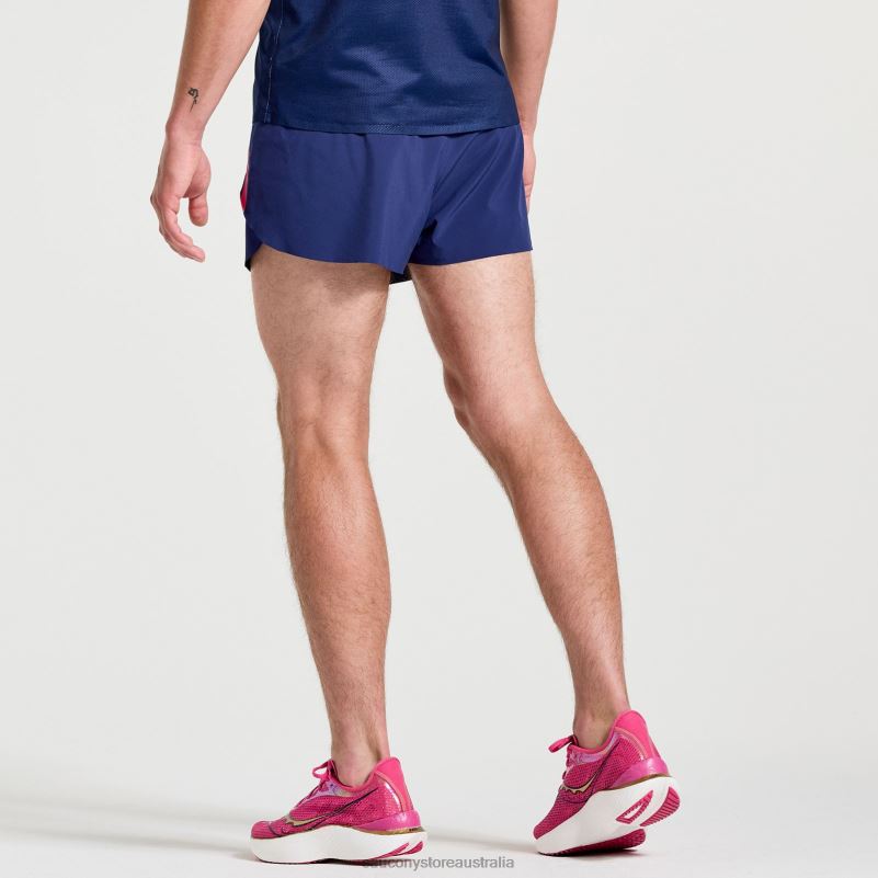 Saucony Men Elite Split Short 8460X431 Sodalite