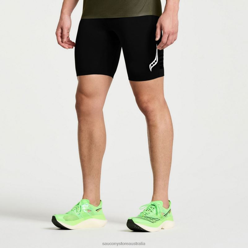 Saucony Men Elite Tight Short 8460X425 Black