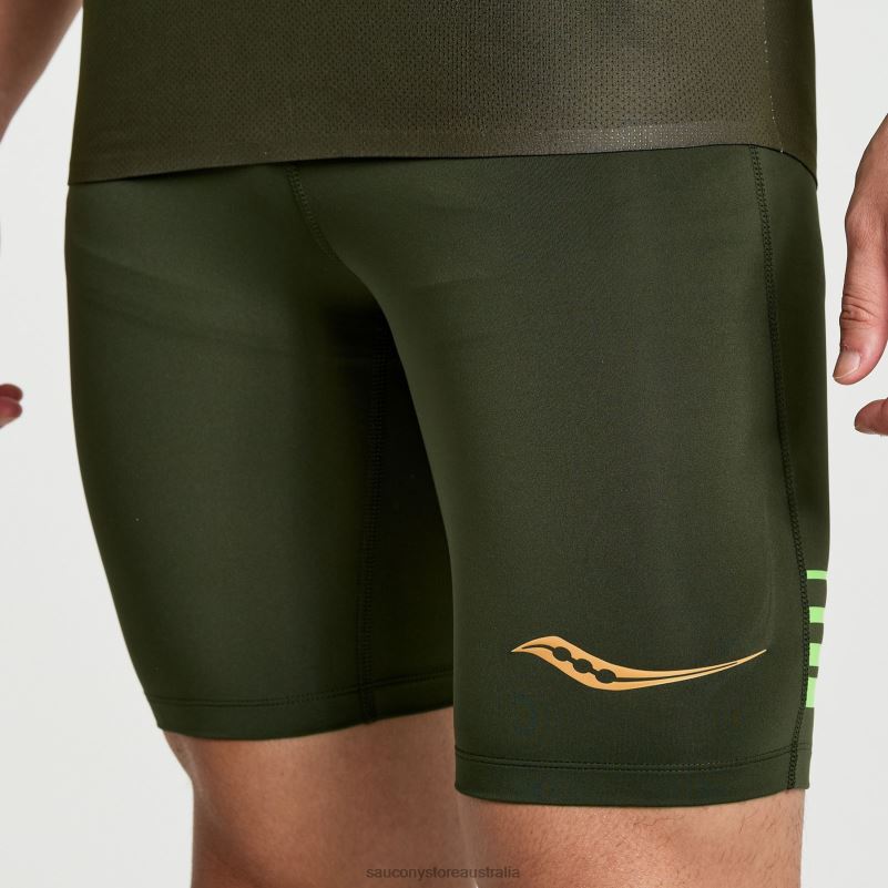 Saucony Men Elite Tight Short 8460X426 Umbra