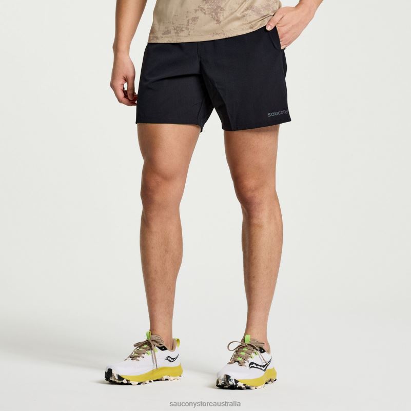 Saucony Men Explorer Utility 6 Short 8460X394 Black