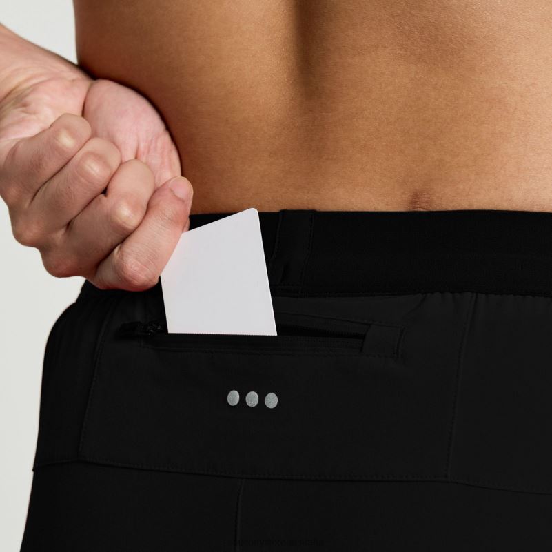 Saucony Men Outpace 3 Short 8460X401 Black