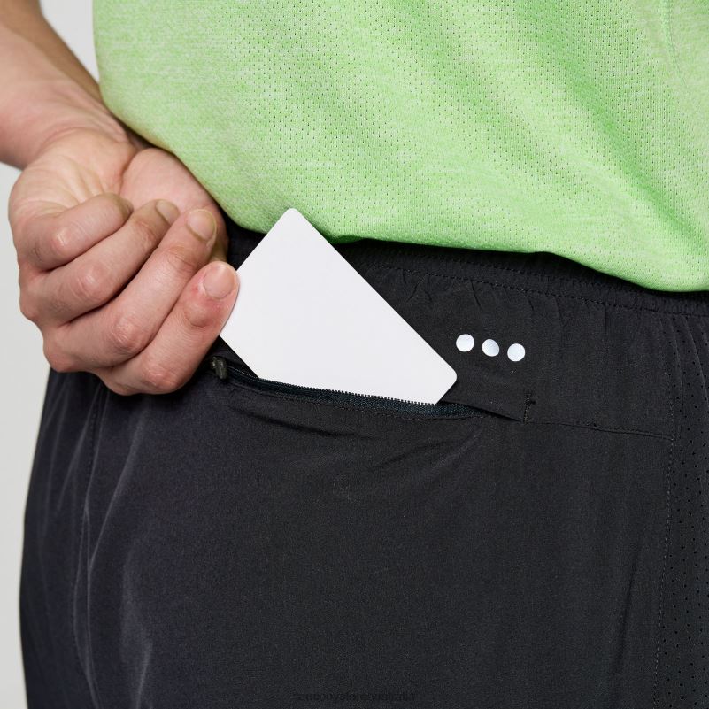 Saucony Men Outpace 5 Short 8460X403 Black