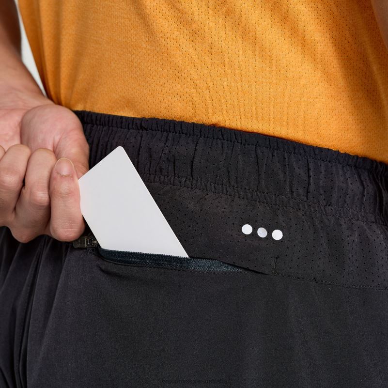 Saucony Men Outpace 7 Short 8460X410 Black