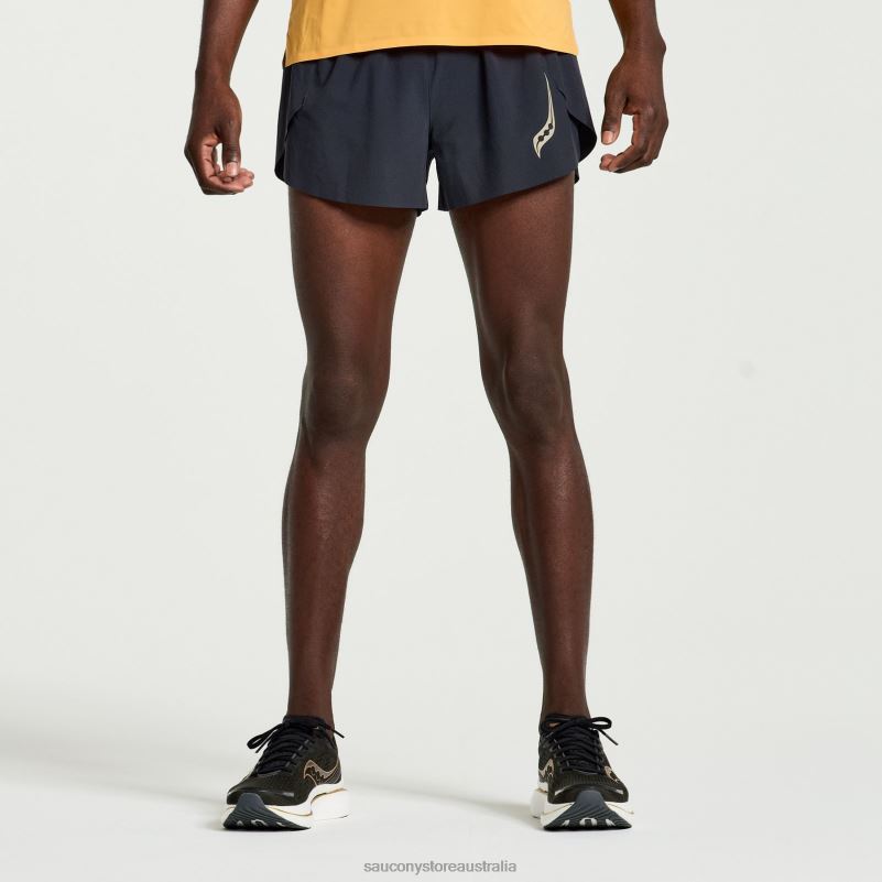 Saucony Men Pinnacle 3 Short 8460X423 Black