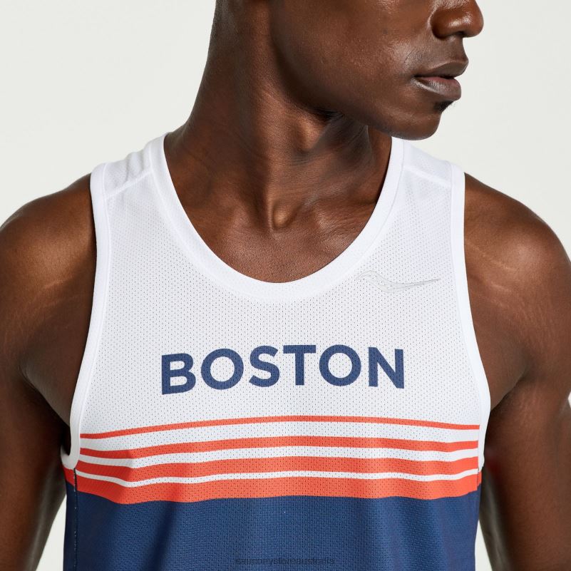 Saucony Men Boston Stopwatch Singlet 8460X336 Boston 2023