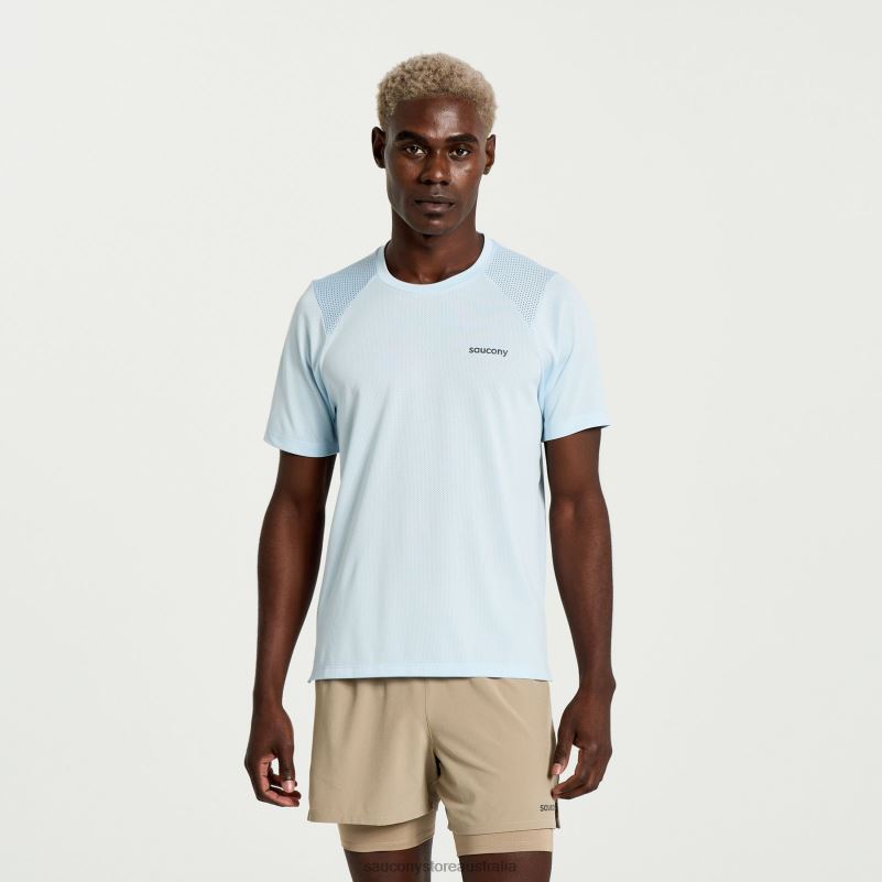 Saucony Men Elevate Short Sleeve 8460X332 Vapor