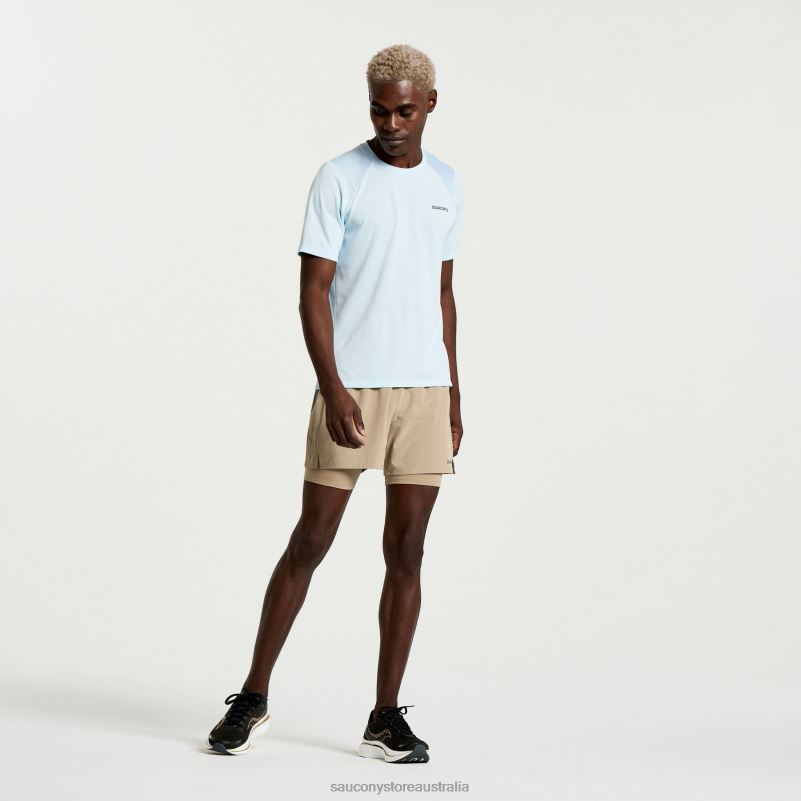 Saucony Men Elevate Short Sleeve 8460X332 Vapor