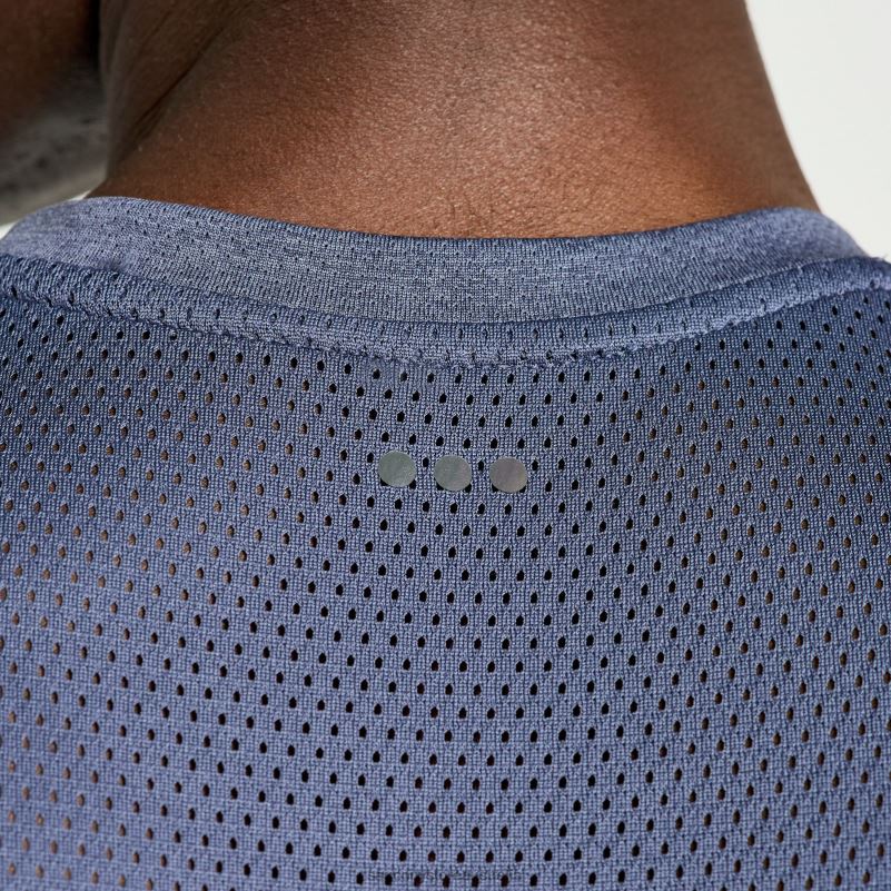 Saucony Men Elevate Sleeveless 8460X316 Horizon Heather