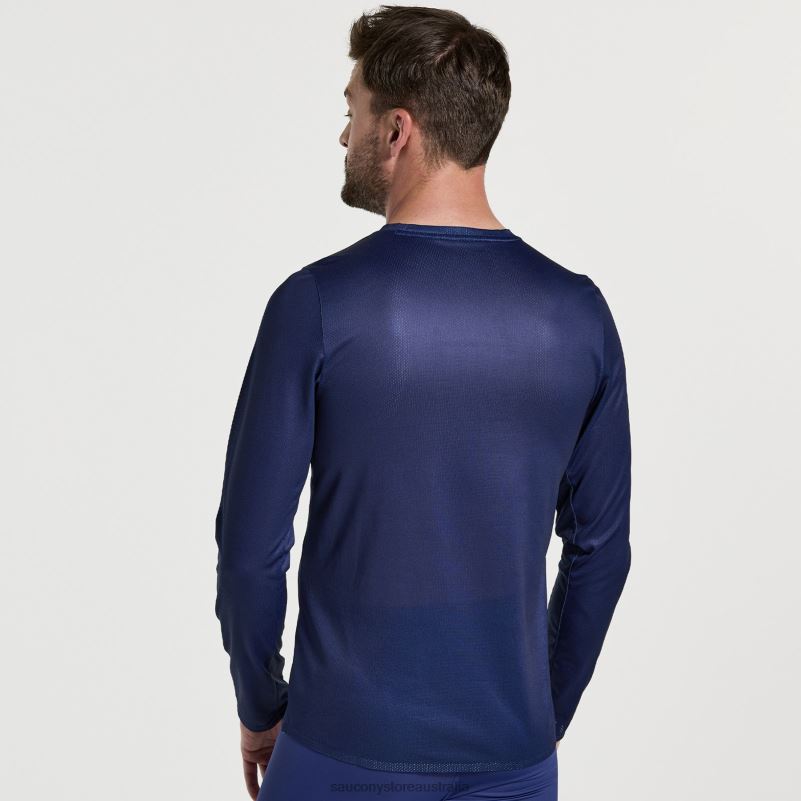 Saucony Men Elite Long Sleeve 8460X382 Sodalite