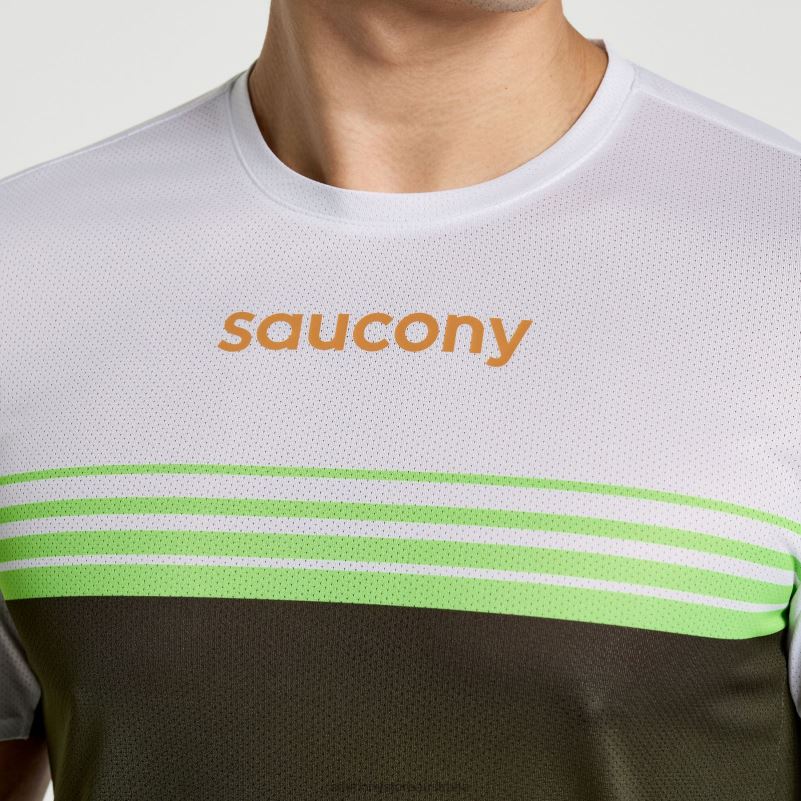 Saucony Men Elite Short Sleeve 8460X352 Umbra