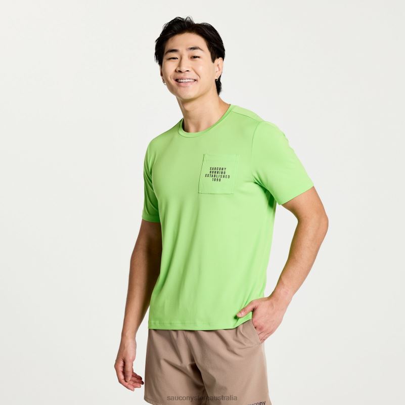 Saucony Men Explorer Short Sleeve 8460X378 Invader Graphic