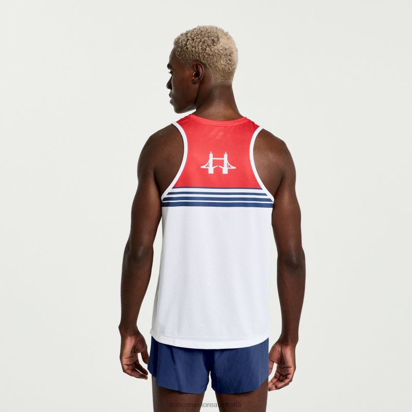 Saucony Men London Stopwatch Singlet 8460X380 London 2023
