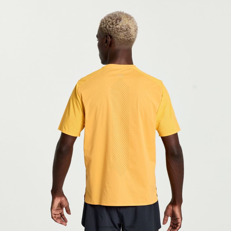 Saucony Men Pinnacle Short Sleeve 8460X334 Blazing Orange