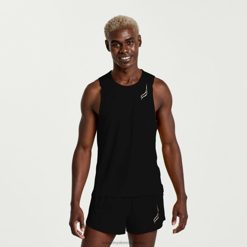 Saucony Men Pinnacle Sleeveless 8460X368 Black