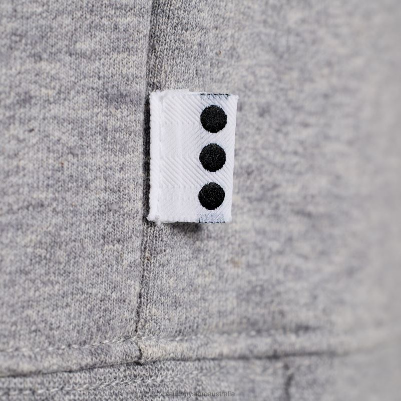 Saucony Men Rested Hoodie 8460X386 Light Grey Heather Graphic