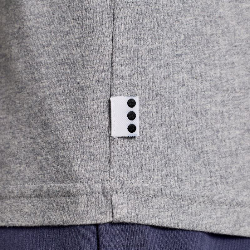 Saucony Men Rested T-Shirt 8460X354 Light Grey Heather Graphic