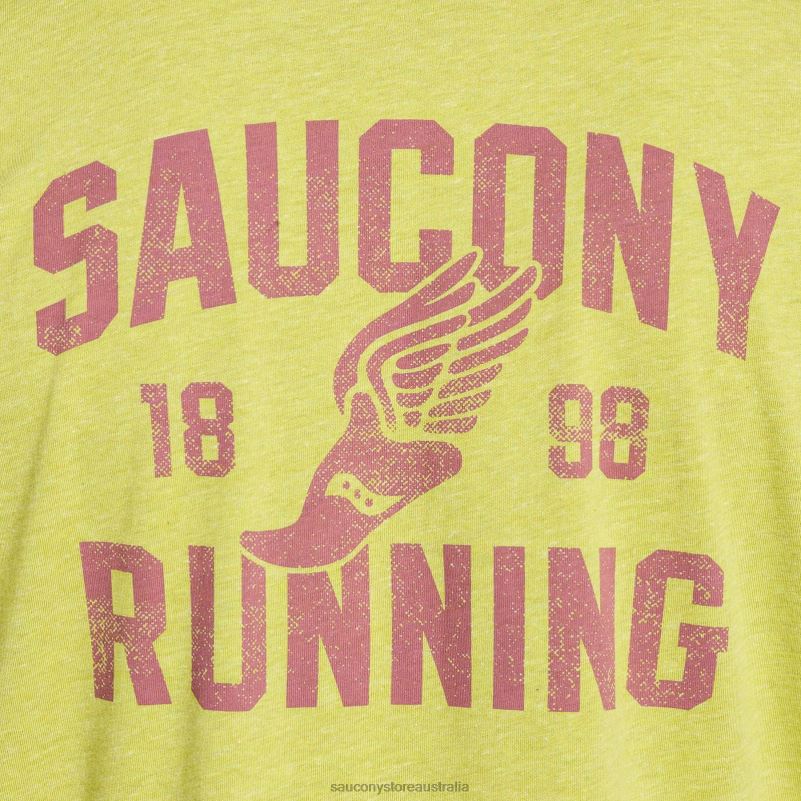 Saucony Men Rested T-Shirt 8460X355 Arroyo Heather Graphic
