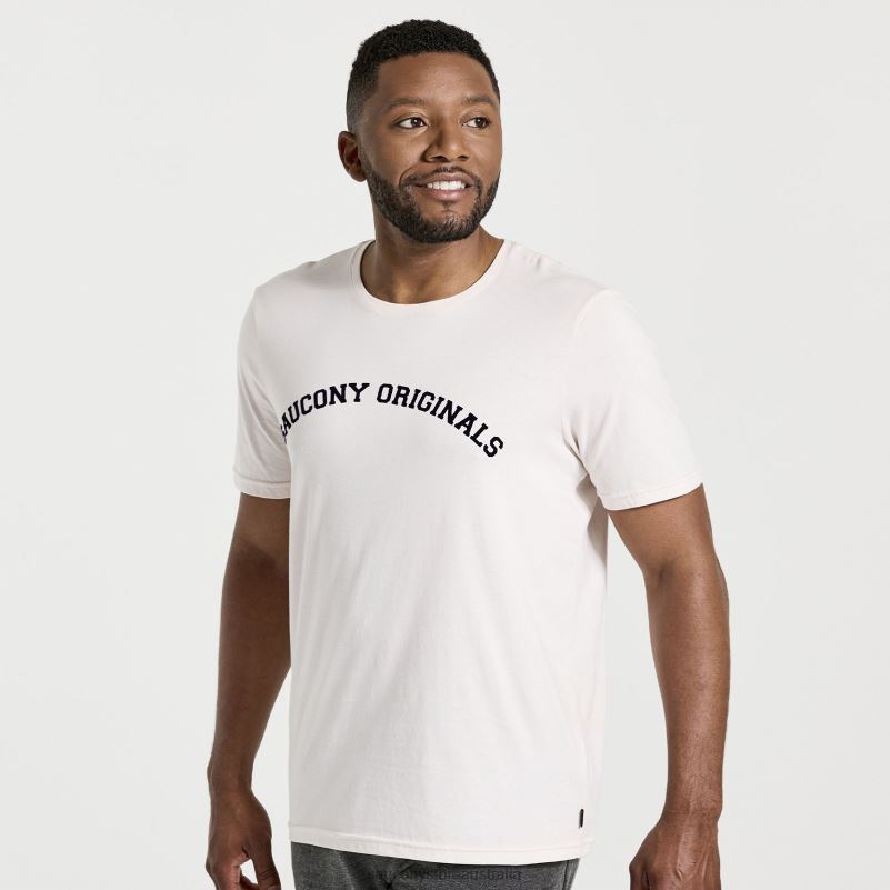 Saucony Men Rested T-Shirt 8460X358 Sand