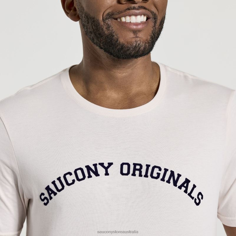 Saucony Men Rested T-Shirt 8460X358 Sand