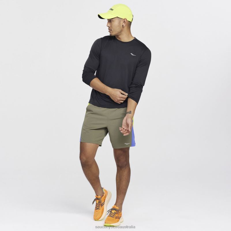 Saucony Men Stopwatch Long Sleeve 8460X337 Black