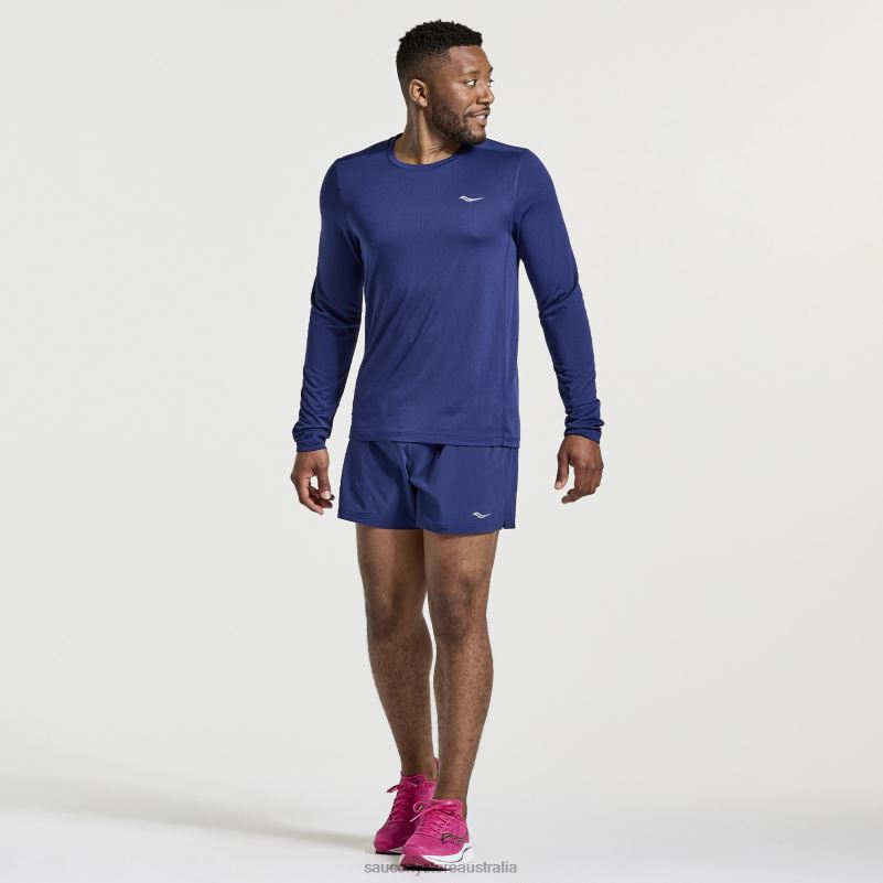 Saucony Men Stopwatch Long Sleeve 8460X341 Sodalite
