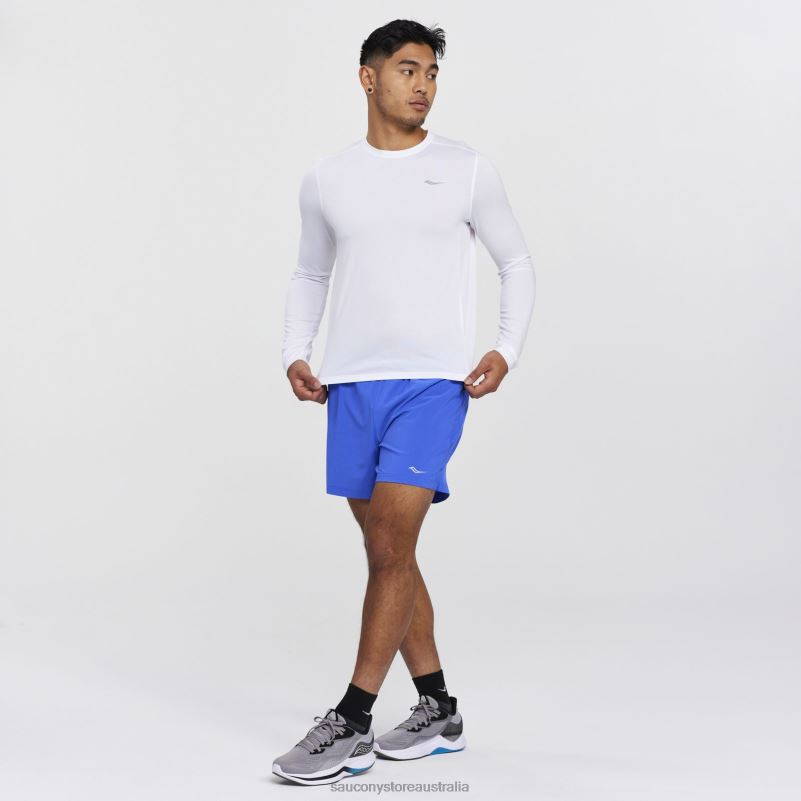 Saucony Men Stopwatch Long Sleeve 8460X343 White