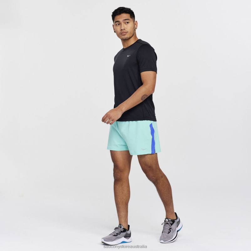 Saucony Men Stopwatch Short Sleeve 8460X321 Black