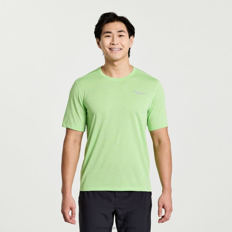 Saucony Men Stopwatch Short Sleeve 8460X324 Invader Heather