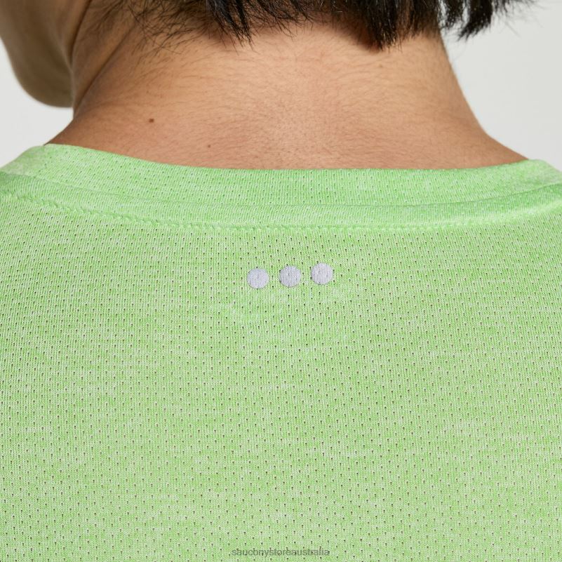 Saucony Men Stopwatch Short Sleeve 8460X324 Invader Heather