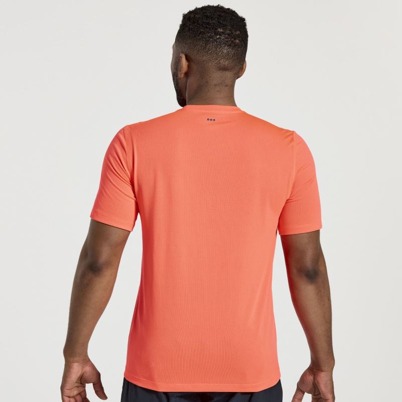 Saucony Men Stopwatch Short Sleeve 8460X328 ViZiRed