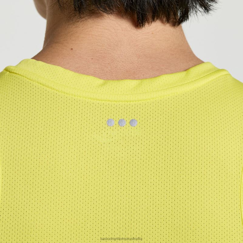 Saucony Men Stopwatch Singlet 8460X304 Citron