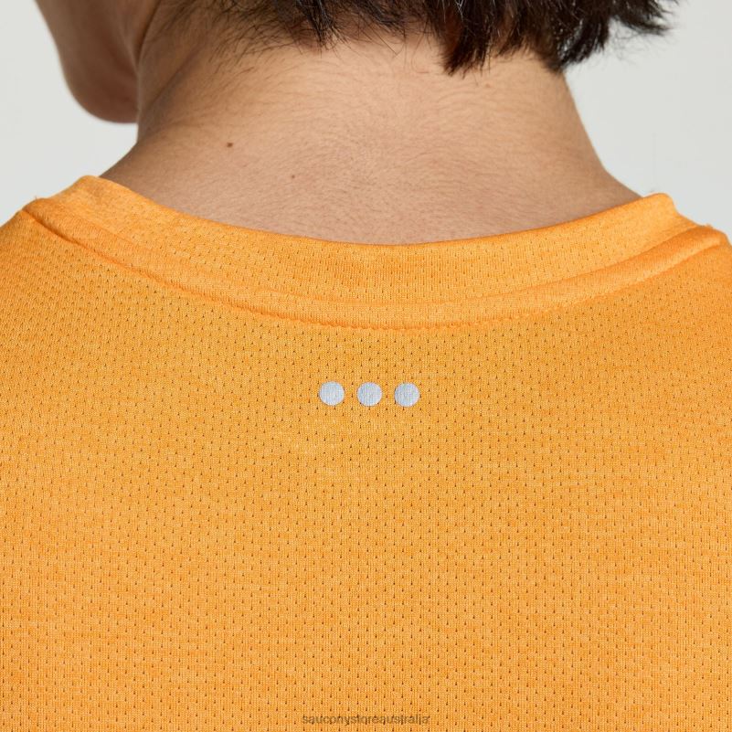 Saucony Men Stopwatch Singlet 8460X309 Marigold Heather