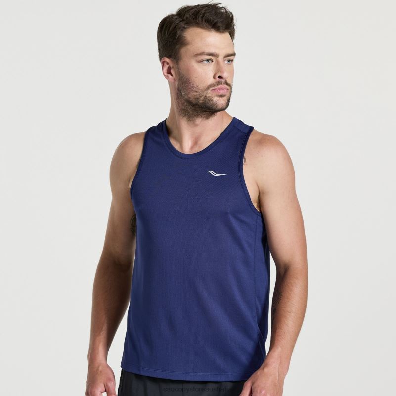 Saucony Men Stopwatch Singlet 8460X311 Sodalite
